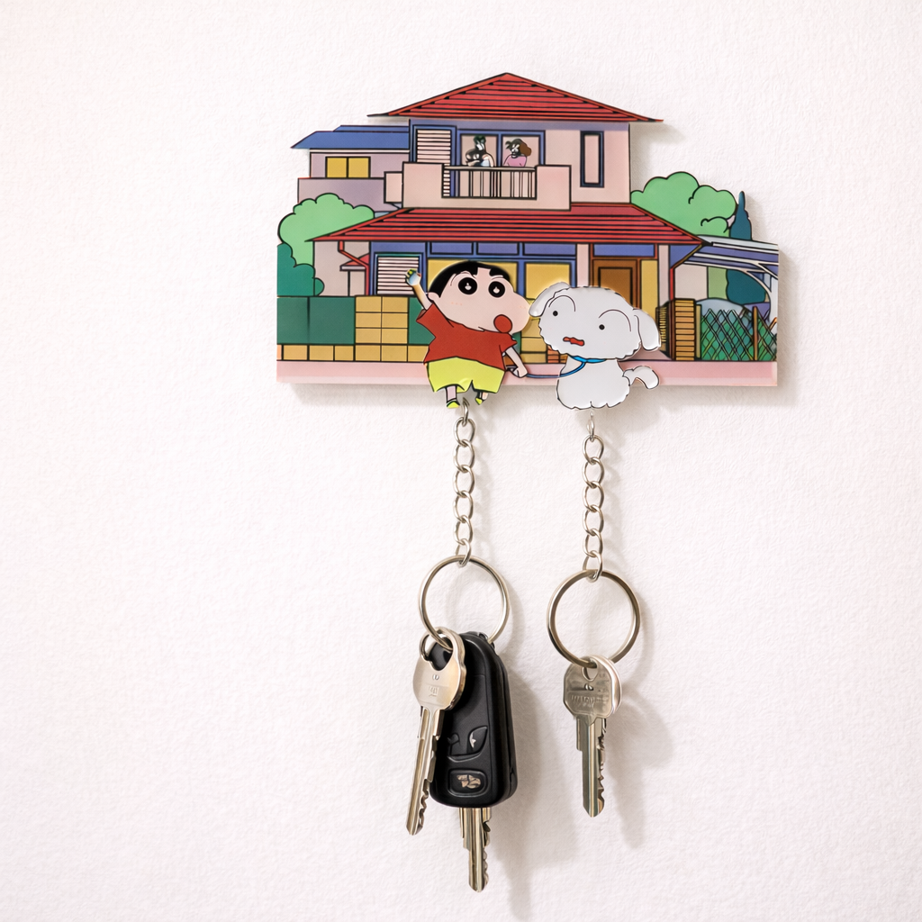 Shinchan Shiro Key Holder