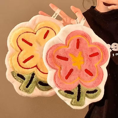 Flower Hanging Hand Towels