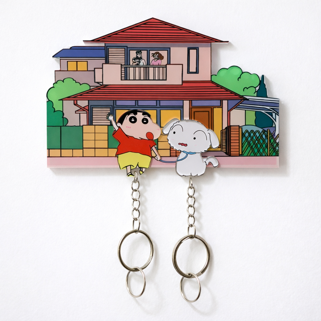 Shinchan Shiro Key Holder