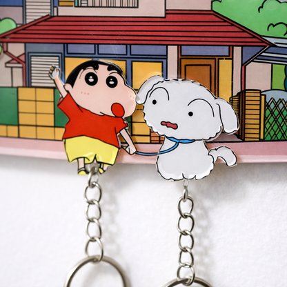 Shinchan Shiro Key Holder