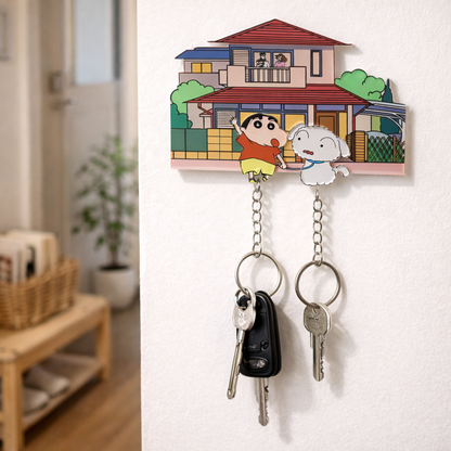 Shinchan Shiro Key Holder